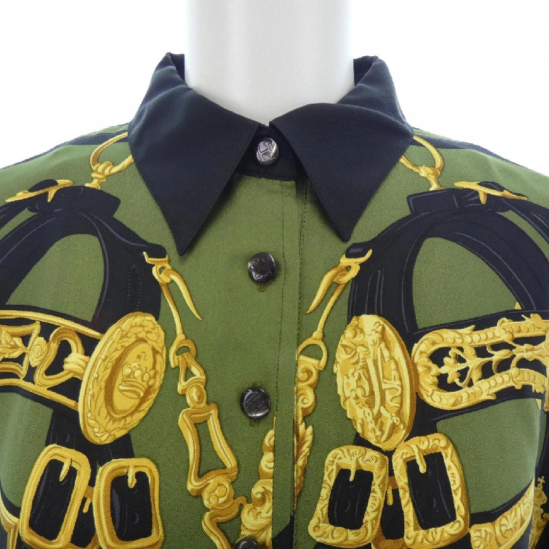 【Mã giảm giá】【Cổ điển】HERMES Áo 642978