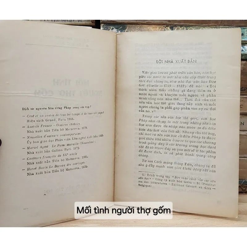 Truyện ngắn Pháp chọn lọc: MỐI TÌNH NGƯỜI THỢ GỐM 717969