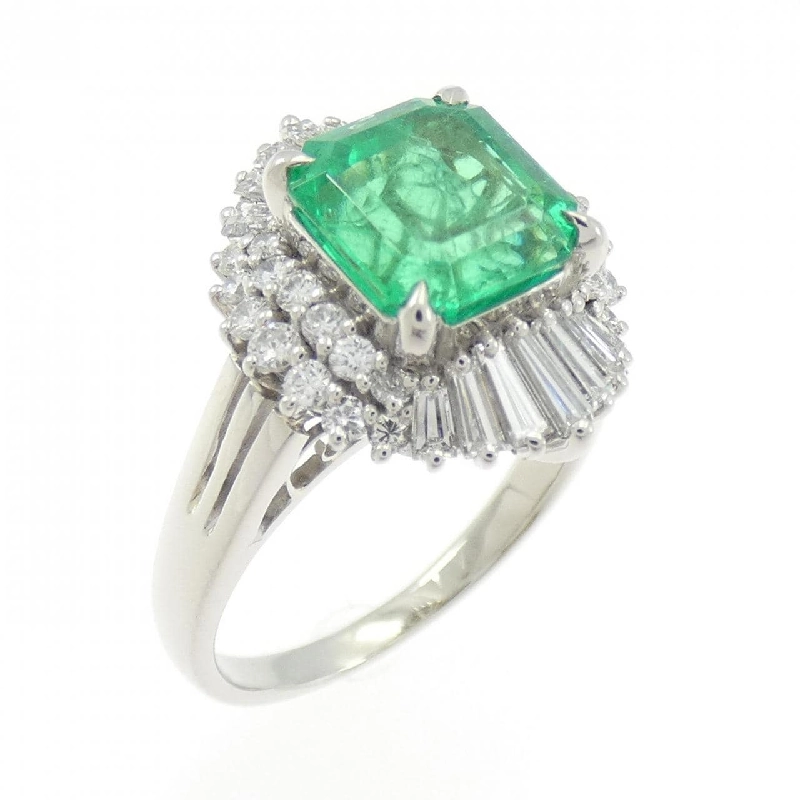Nhẫn Emerald PT900 2.12CT - Hàng hiệu Chính hãng 847491