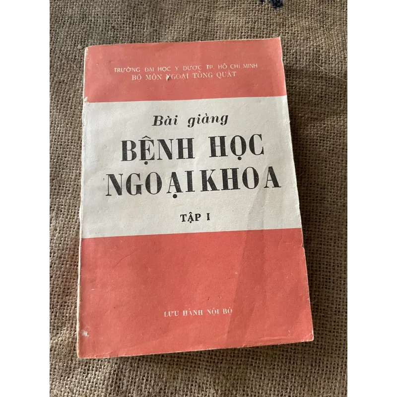 Bài giảng bệnh học ngoại khoa-  tập một tiêu hóa- 1988 789596