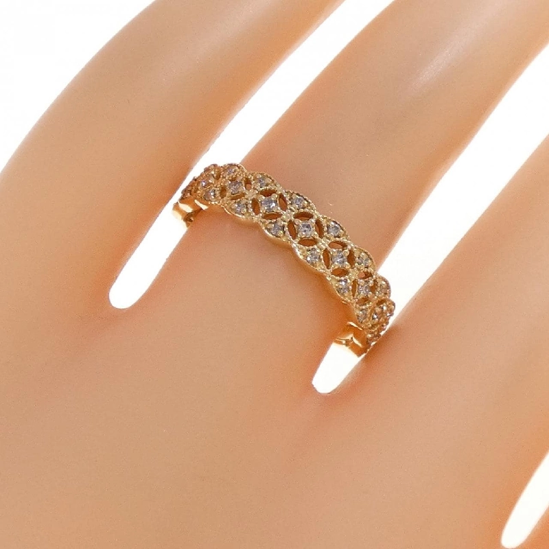 Nhẫn kim cương K18YG 0.17CT 667562