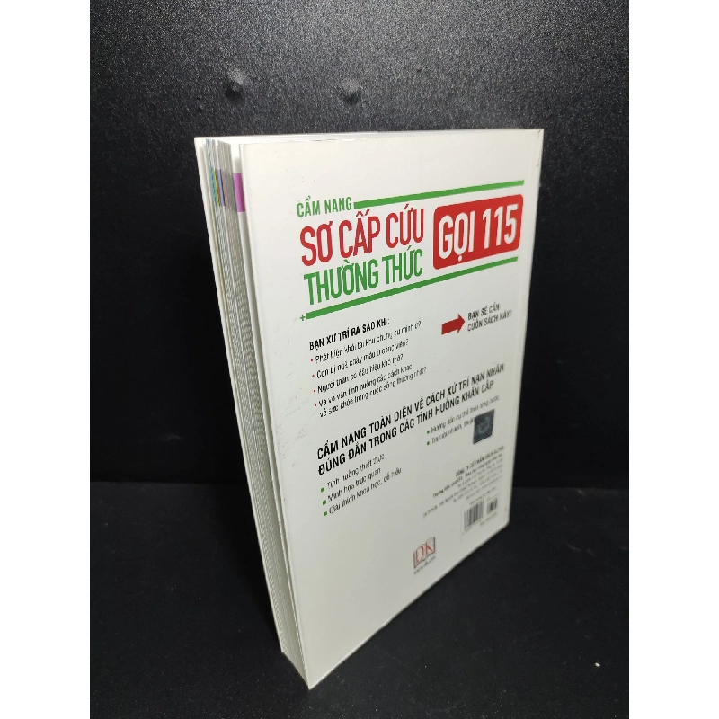 Cẩm nang sơ cấp cứu thường thức 2019 mới 90% hơi bẩn bìa HCM0411 912676