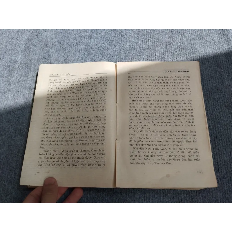 CHẾT VÌ YÊU - JUDITH ROSSNER 574366