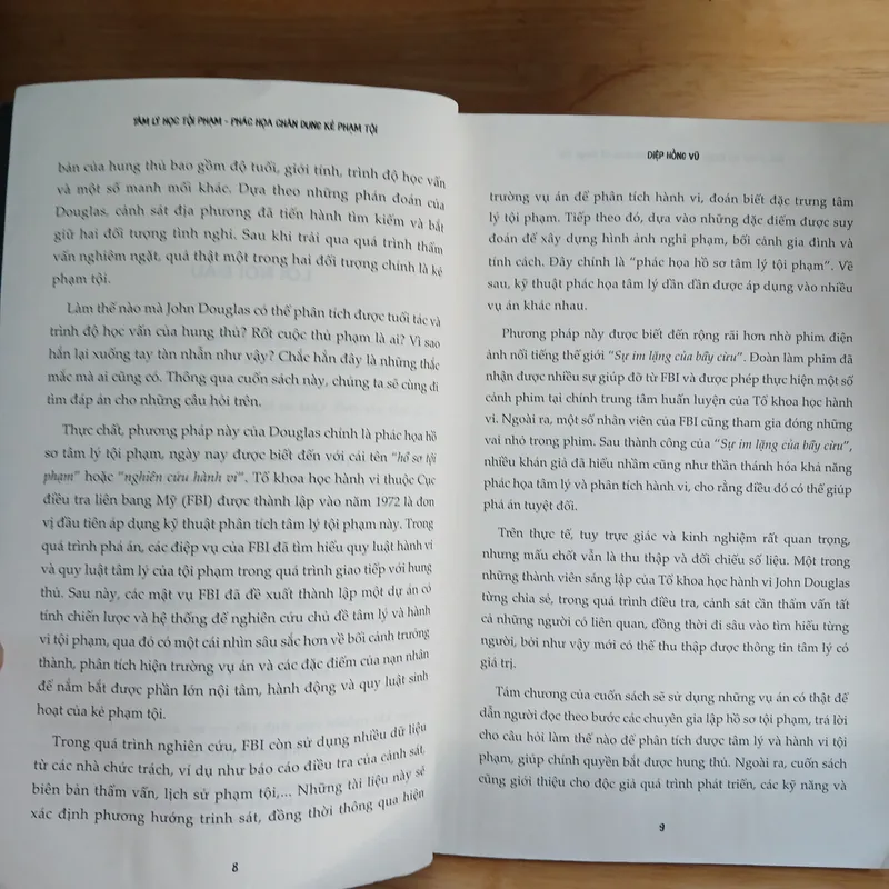 Tâm Lý Học Tội Phạm - Phác Họa Chân Dung Kẻ Phạm Tội (Diệp Hồng Vũ) 706114