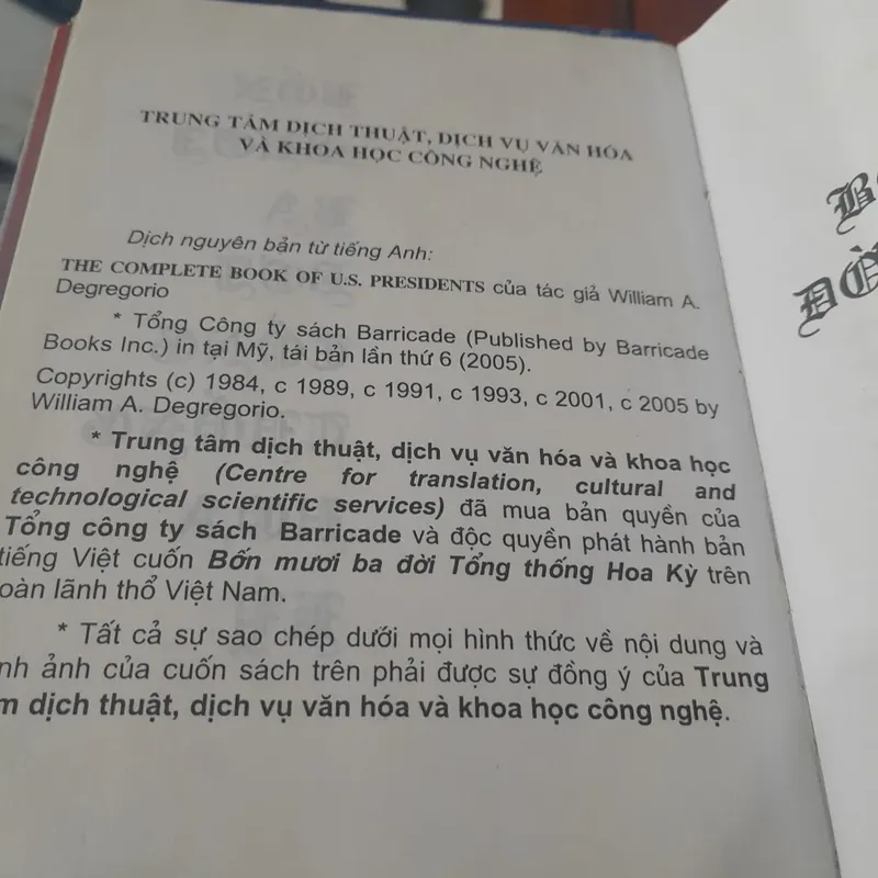 William A. Degregorio - 43 ĐỜI TỔNG THỐNG HOA KỲ 726926