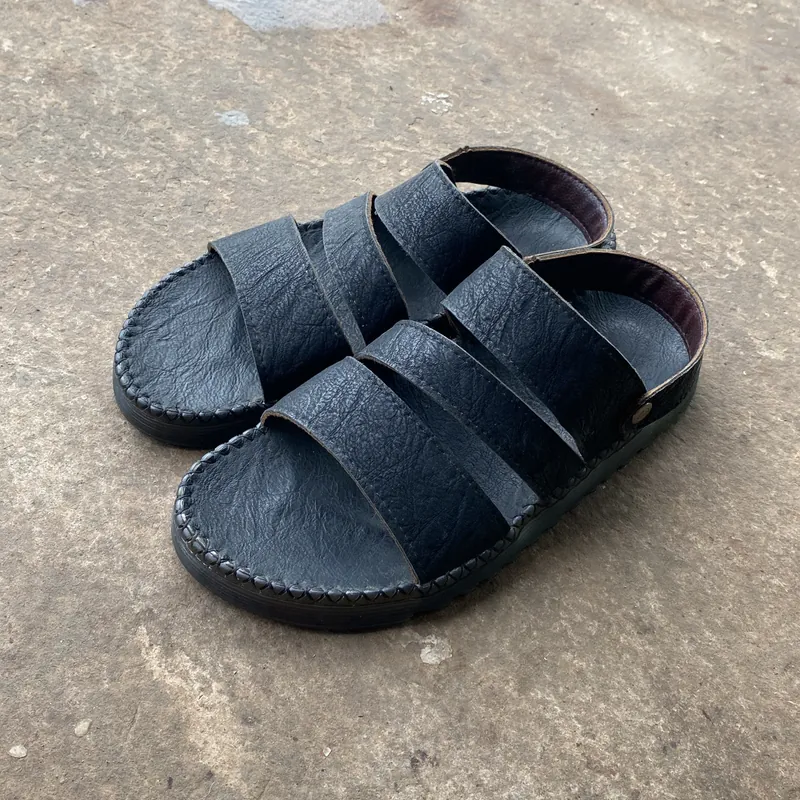 Dép da nam quai hậu còn mới 605061