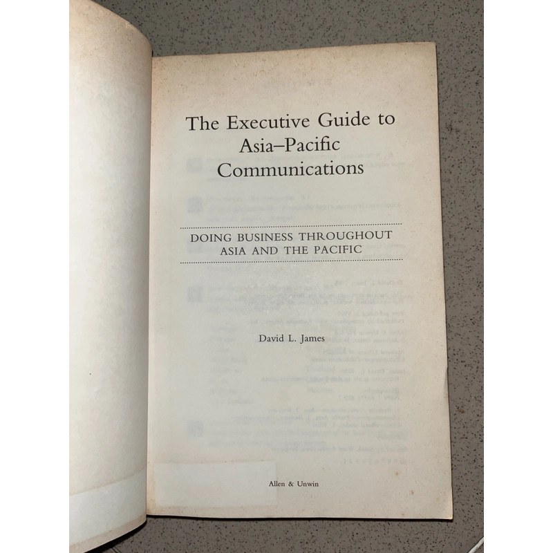 The executive guide to Asia - Pacific Communications 387255