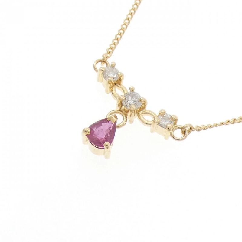 K18YG Nhẫn Ruby - Hàng hiệu Chính hãng 858558