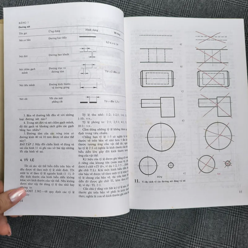 [Bìa cứng, khổ lớn] Vẽ Kỹ Thuật - I.X.Vu'Snepônxki (In tại Liên Xô 1986) 591804