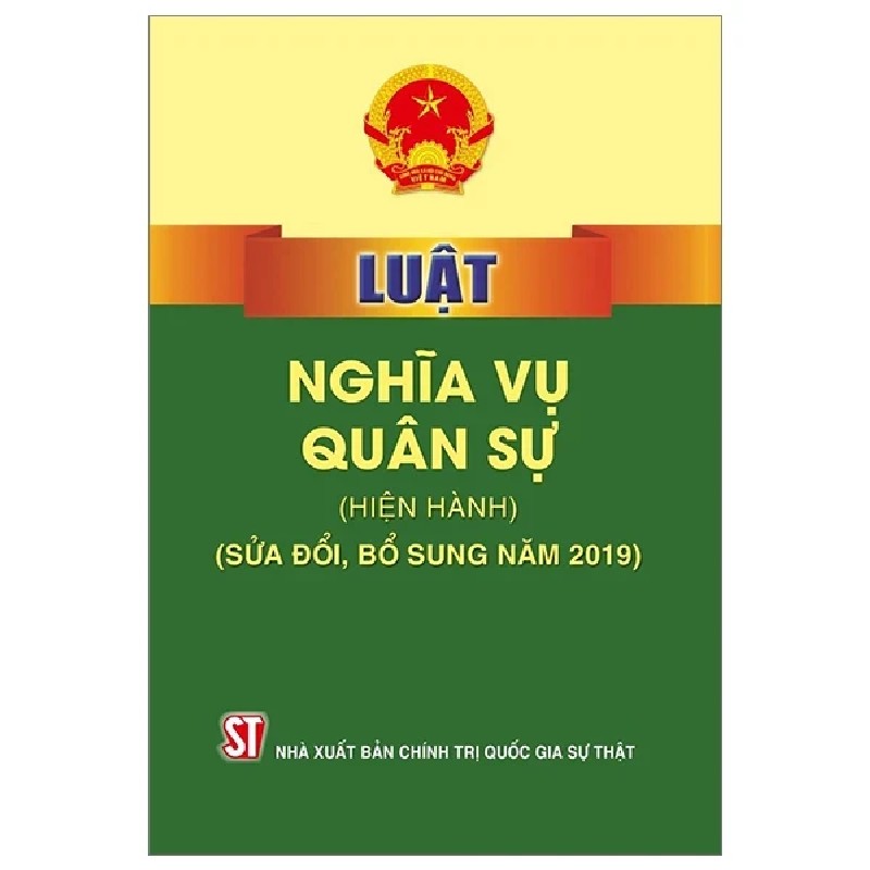 Luật Nghĩa Vụ Quân Sự (Hiện Hành) (Sửa Đổi, Bổ Sung Năm 2019) - Quốc Hội 189692