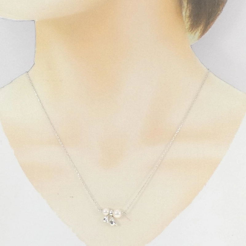 Dây chuyền ngọc trai Akoya PT900/PT850 - Hàng hiệu Authentic 860706