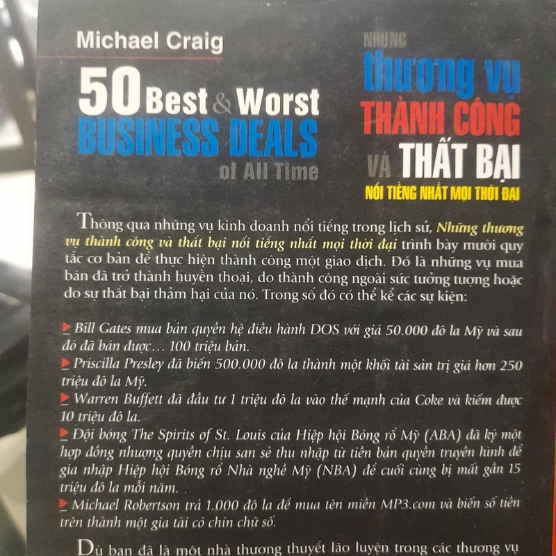 Michael Craig - Những THƯƠNG VỤ THÀNH CÔNG và THẤT BẠI nổi tiếng mọi thời đại 519594