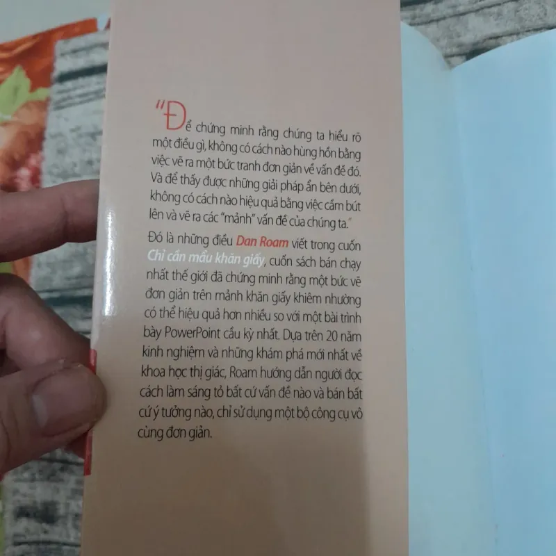 Chỉ cần MẪU KHĂN GIẤY- Giải quyết vấn đề. Tác giả Dan Roam. 763159