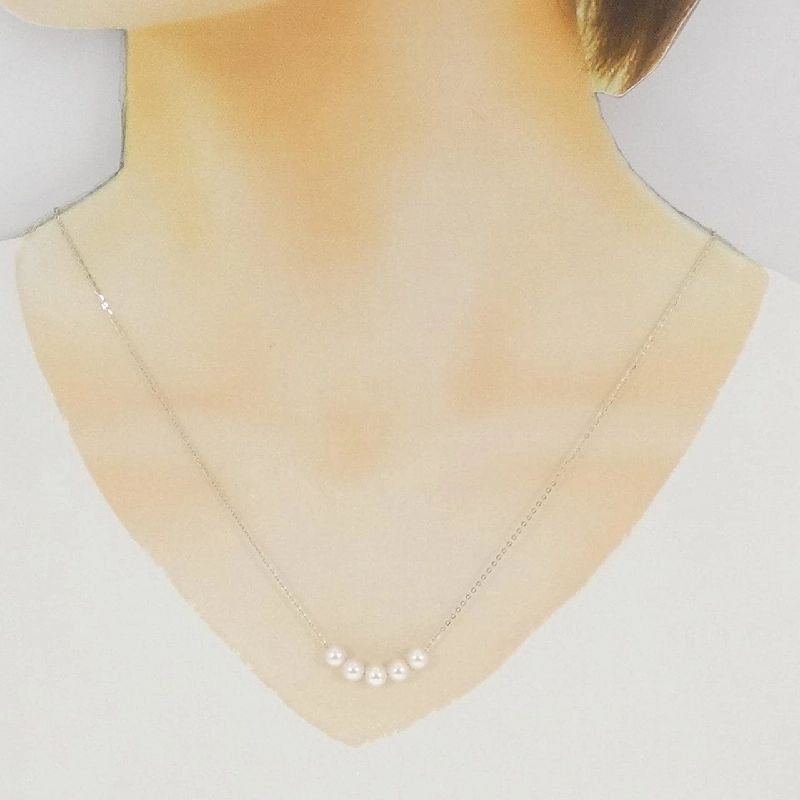 K18YG/K18WG Ngọc trai Akoya Dây chuyền - Hàng hiệu Authentic 856361