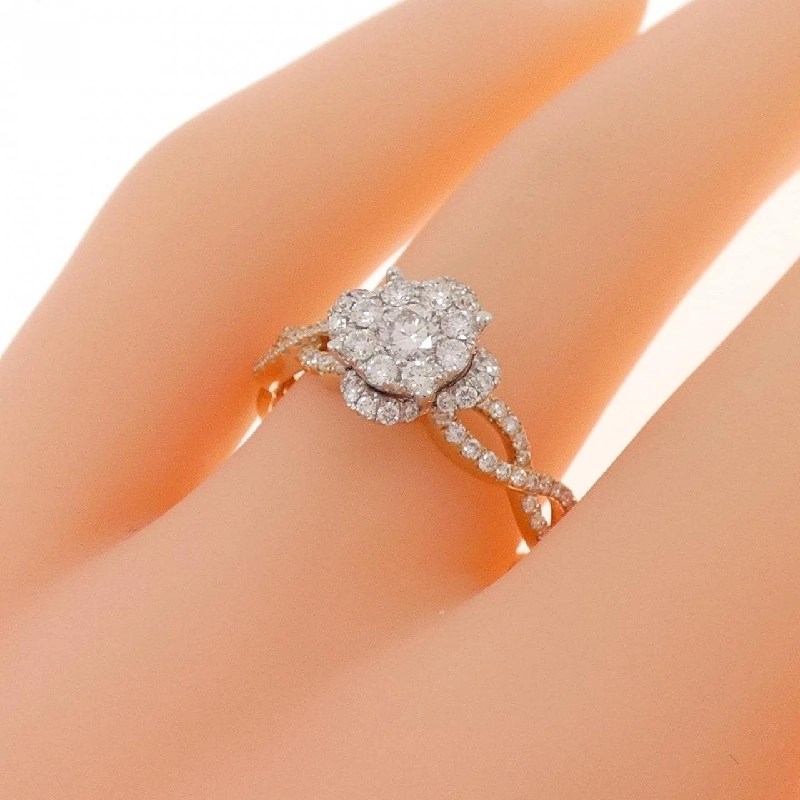 Nhẫn kim cương 750PG/750WG 0.56CT 668530