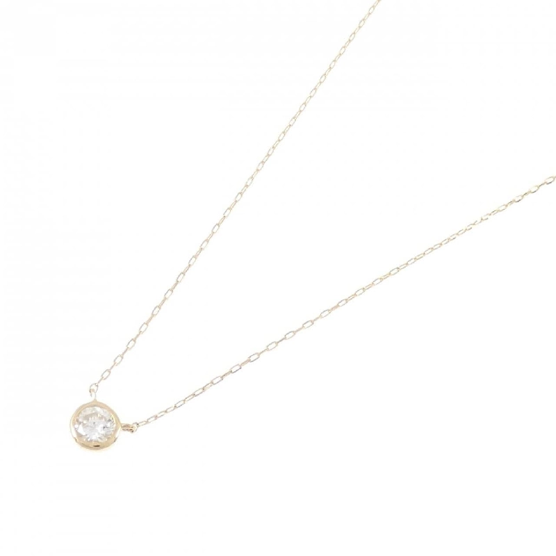 K18YG Solitaire Dây chuyền kim cương 0.15CT - Hàng hiệu Chính hãng 865000