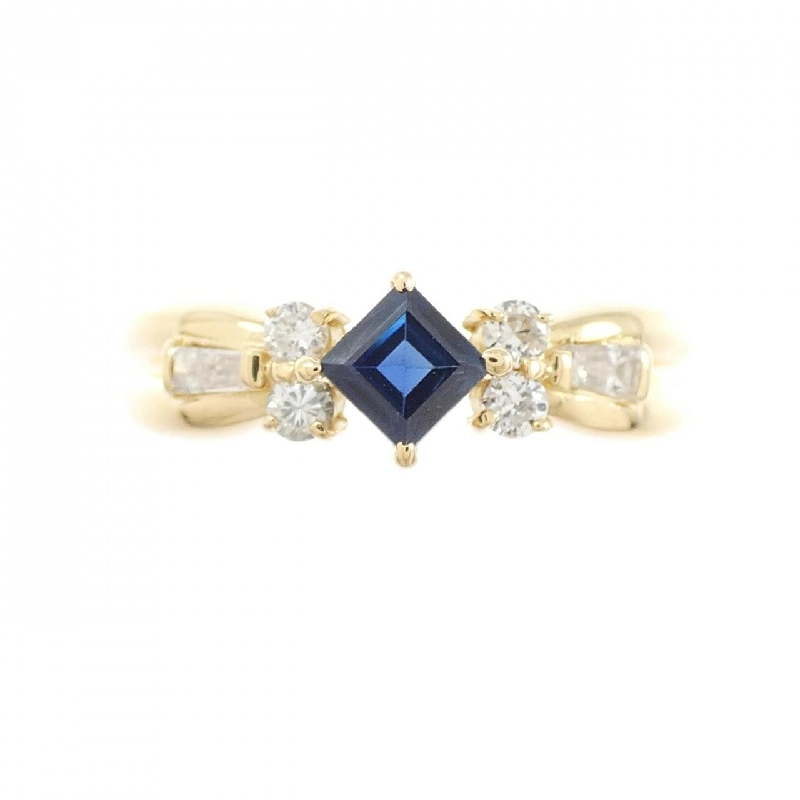 Nhẫn Sapphire K18YG 0.31CT - Hàng hiệu Chính hãng 850028