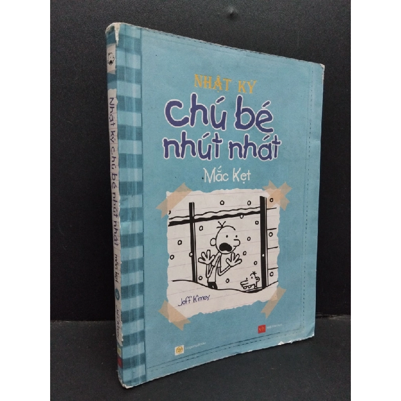 Nhật ký chú bé nhút nhát mắc kẹt Jeff Kinney mới 70% bẩn bìa, ố nhẹ, tróc gáy, tróc bìa, ẩm 2014 HCM.ASB3010 542738