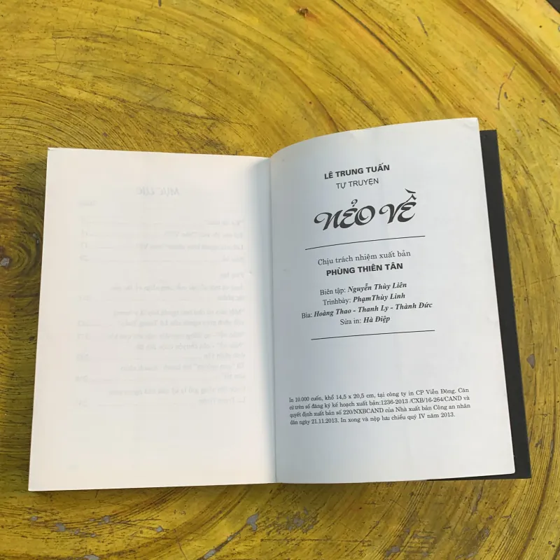 NẺO VỀ - LÊ TRUNG TUẤN - hồi ký- tự truyện 785564