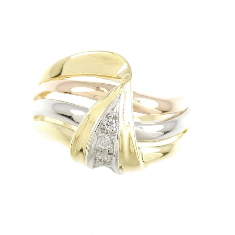 Nhẫn kim cương K18PG/PT900 0.05CT 669922