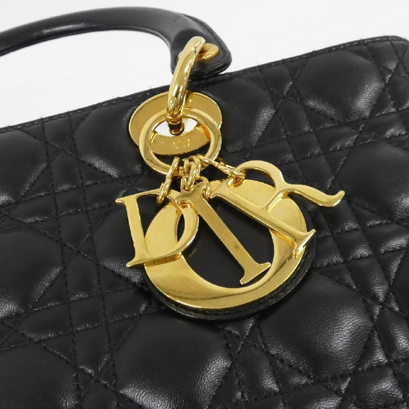 【Vintage】Christian Dior Lady Dior Large CAL44560 Bag 616508