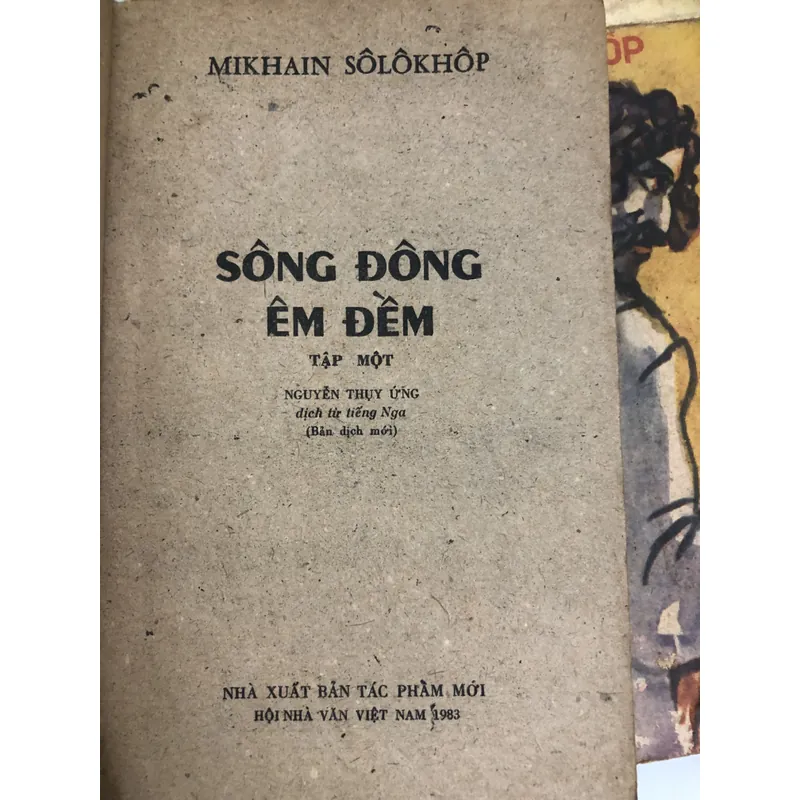 Sông Đông êm đềm - trọn bộ 8 tập, bìa gáy tốt, tranh bìa của Sỹ Ngọc, Nguyễn Thuỵ Ứng dịch 674004