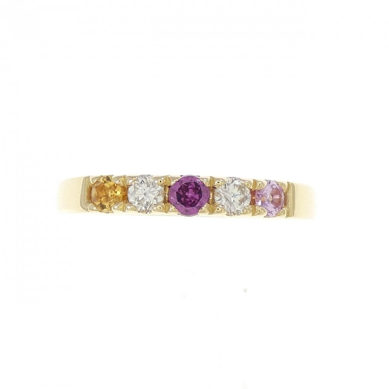 Nhẫn đá màu K18YG 667465