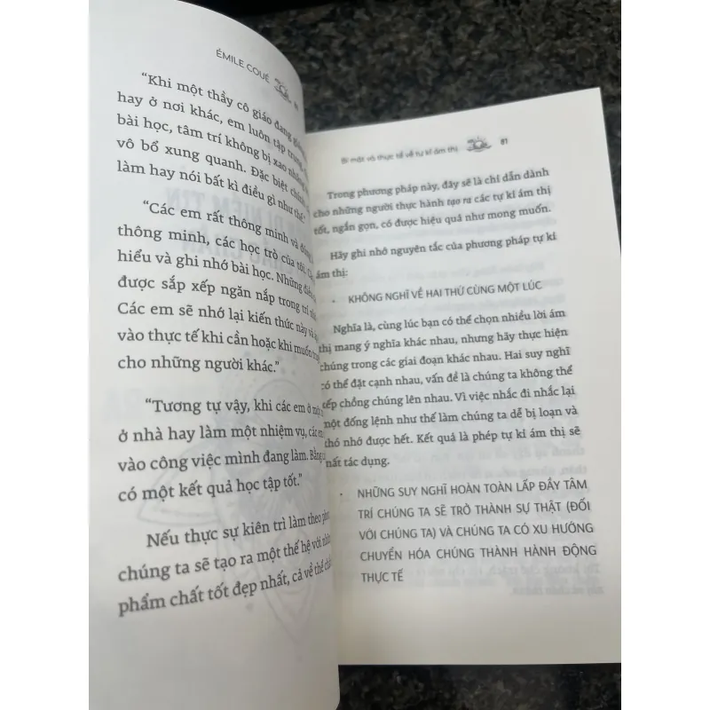 Bí mật và thực tế về tự kỷ ám thị Emile Coue 934027