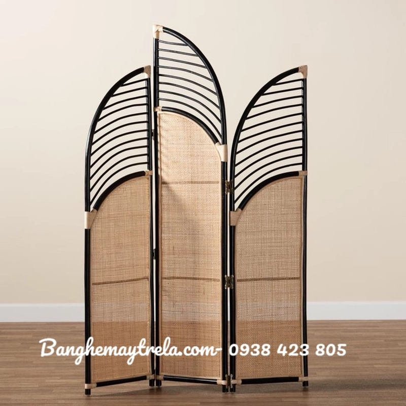 Bình phong mây tre tự nhiên 496192