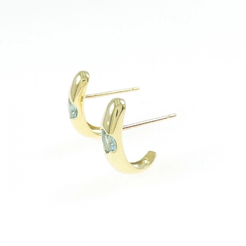 K18YG Blue Topaz Bông tai - Hàng hiệu Chính hãng 868722