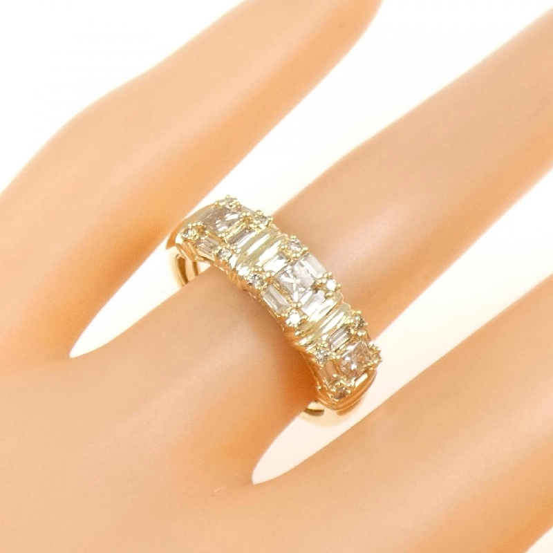 Nhẫn kim cương K18YG 0.80CT 668704