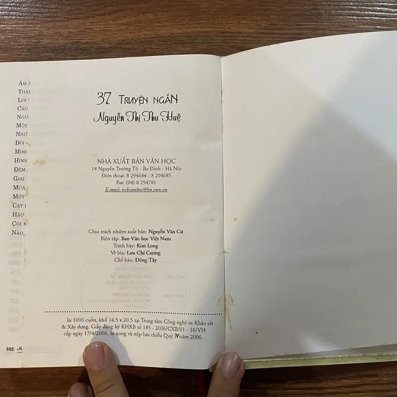 37 truyện ngắn - Nguyễn Thị Thu Huệ (t4) 591849