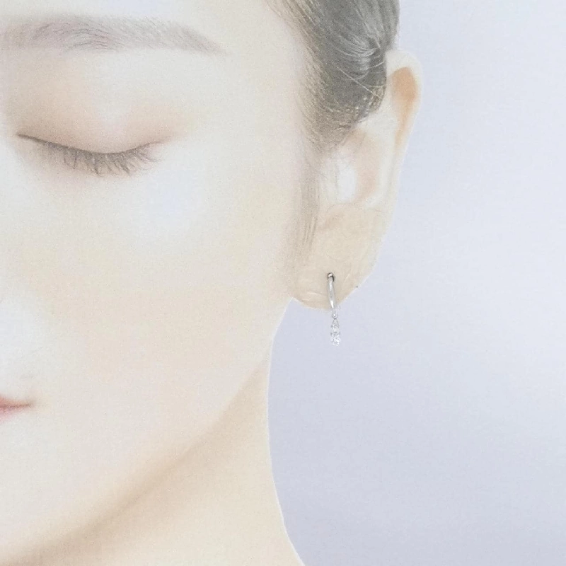 K18WG Bông tai kim cương 0.20CT - Hàng hiệu Chính hãng 869506