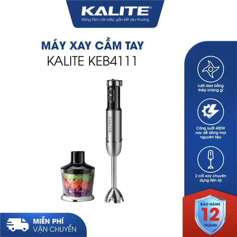 Máy Xay Cầm Tay Kalite KEB4111 – Xay Mọi Nguyên Liệu, Nhỏ Gọn, Mạnh Mẽ 588857