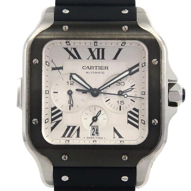 Cartier Santos-Du-Cartier Chronograph XL WSSA0017 SS tự động - Hàng hiệu chính hãng 880408