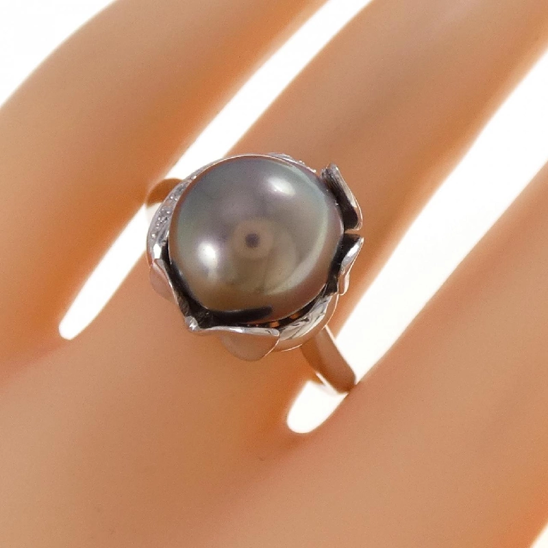 Nhẫn ngọc trai đen PT900 10.5mm - Hàng hiệu Authentic 847962