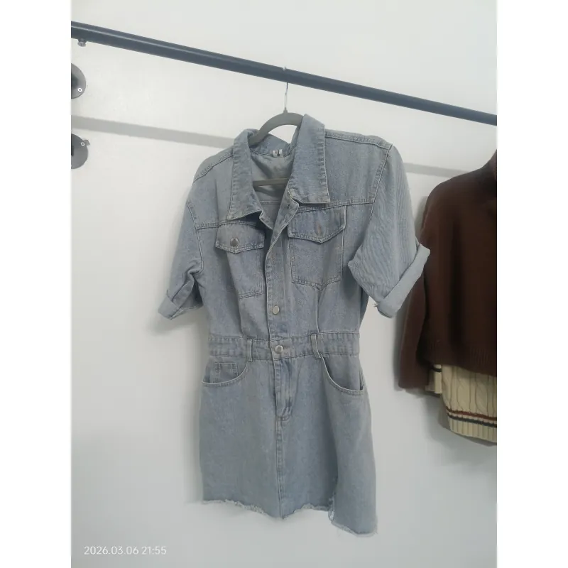 Váy denim (không kèm thắt lưng) 936205