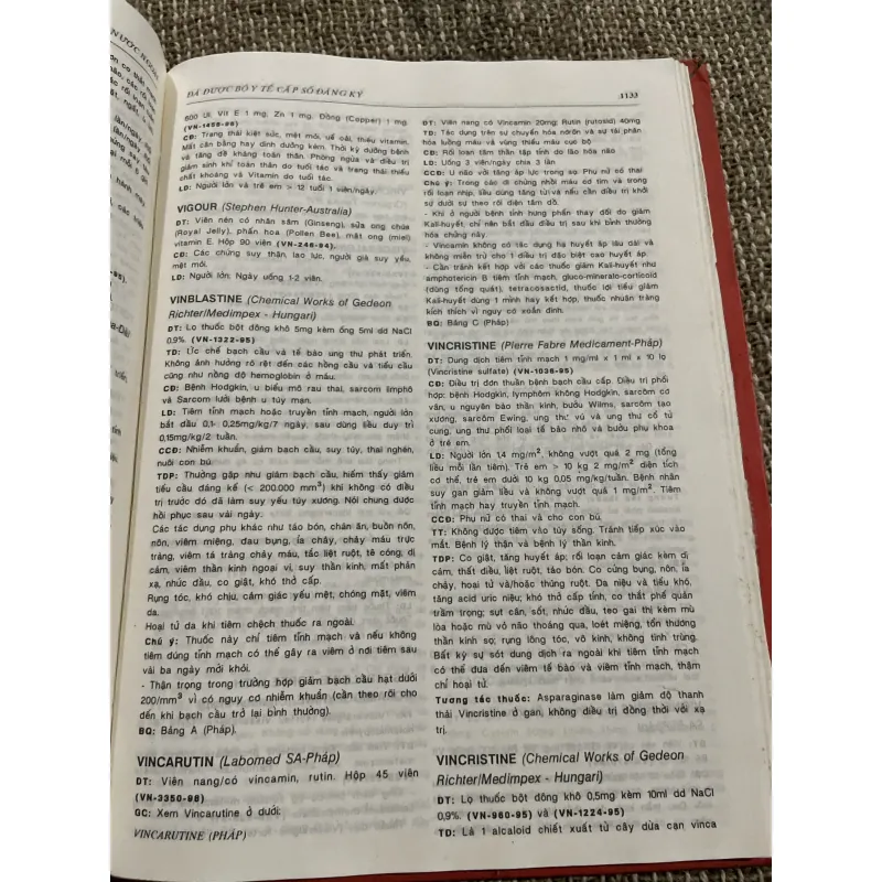 Thuốc và biệt dược trong và ngoài nước ;12000 trang khổ lớn  1021346