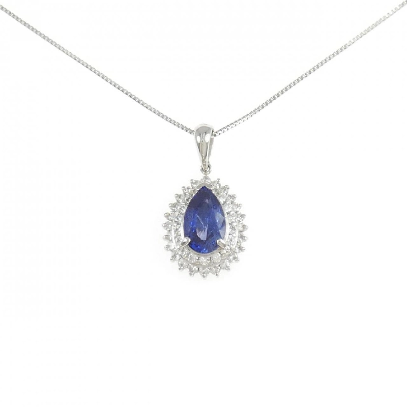 Dây chuyền Sapphire PT900/PT850 2.02CT - Hàng hiệu Chính hãng 856599
