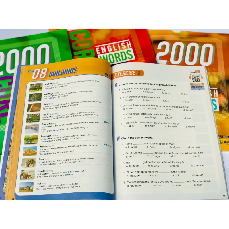 Bộ sách 2000 core English words (4 cuốn) 732956