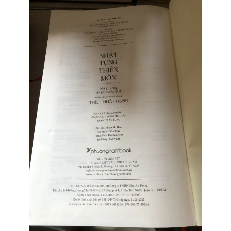 Nhật tụng thiền môn- Thích Nhất Hạnh 972118