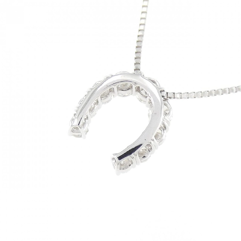 K18WG Mặt dây chuyền hình móng ngựa kim cương 0.40CT - Hàng hiệu Chính hãng 868159