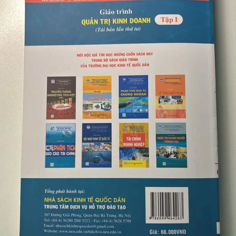 Giáo trình Quản trị kinh doanh ( tập 1 - NeU ) 1009965