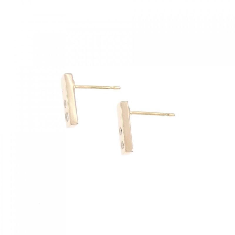 K18PG/K18YG Bông tai kim cương - Hàng hiệu Authentic 872418