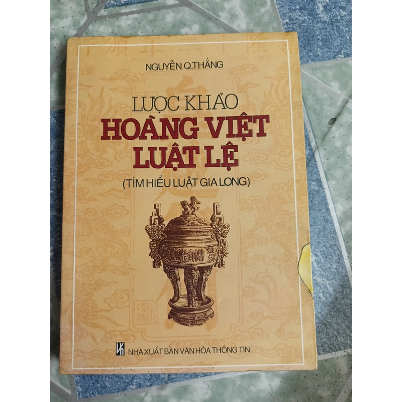 Lược khảo Hoàng Việt luật lệ 537427