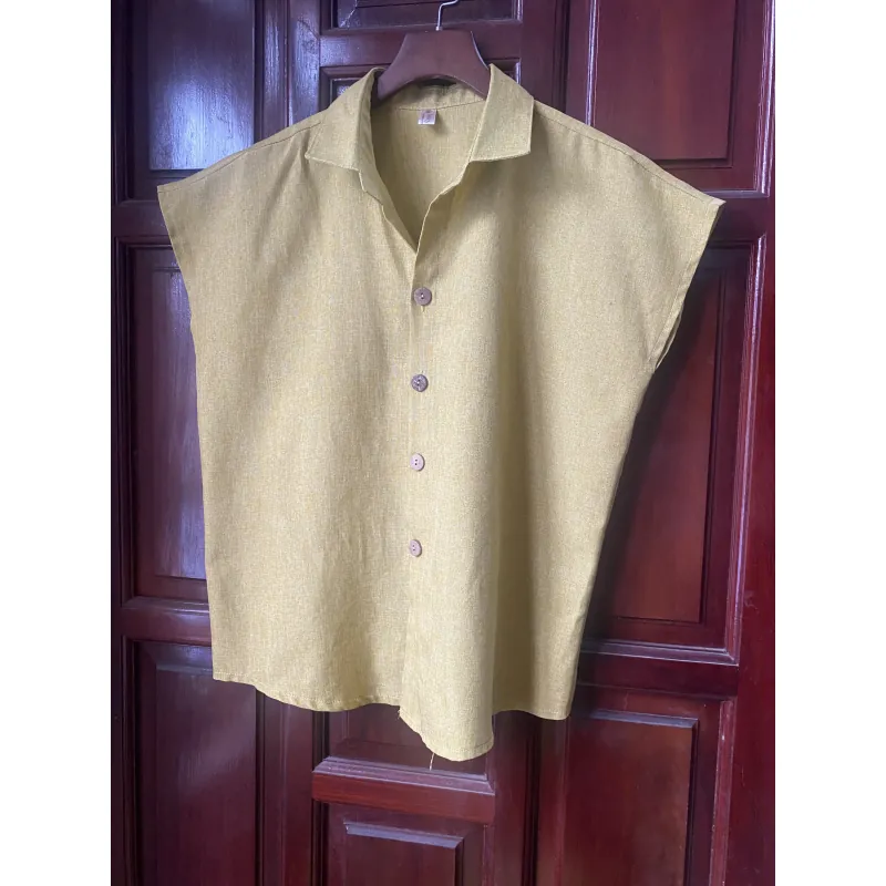 V163. Set sơ mi công sở vàng size M 1035963