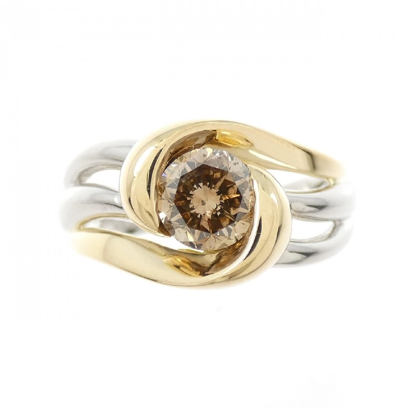 Nhẫn kim cương PT900/K18YG 666973