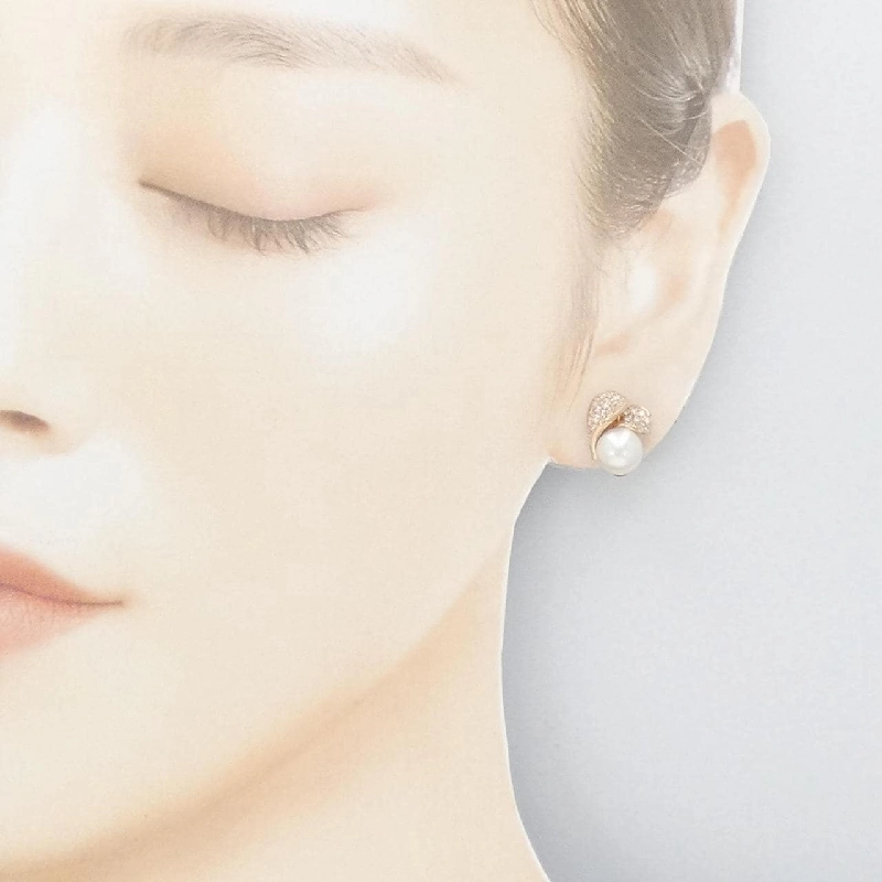 Mikimoto Le Petal Plus Vendôme Hồng Bích Bông Tai 7.7mm - Hàng hiệu Chính hãng 846386