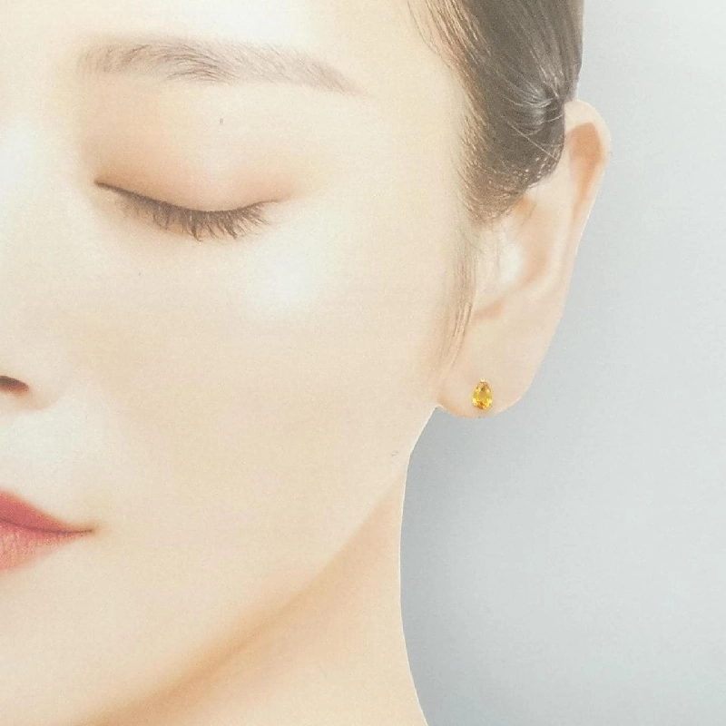 K18YG Bông tai Sapphire 0.60CT - Hàng hiệu Chính hãng 868422