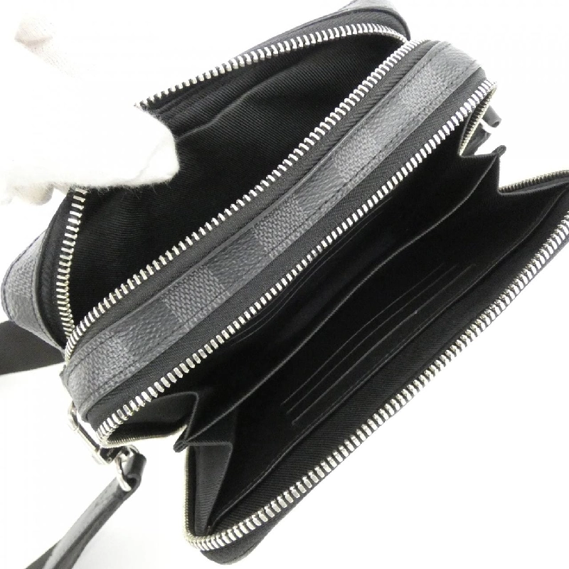 Túi xách vai Louis Vuitton Damier Graphite Alpha Wearable Wallet N60418 - Hàng hiệu Chính hãng 768111